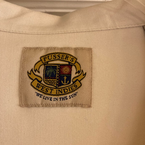 Pusser’s West Indies men’s short sleeve poker shirt - Picture 5 of 5
